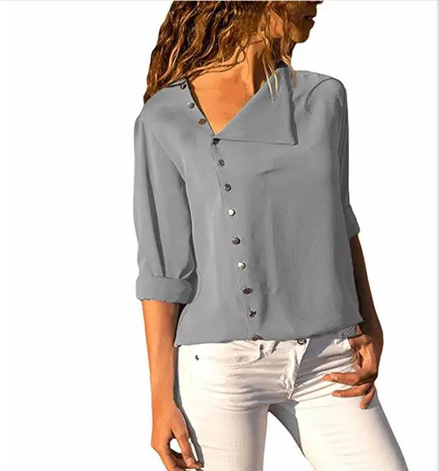 Blusa Feminina de Chiffon