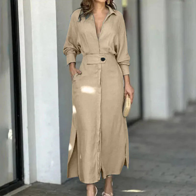 Vestido Camisa— Elegante & Casual
