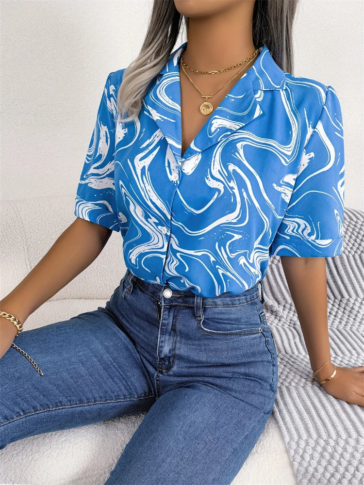 Camisa Feminina Estampada