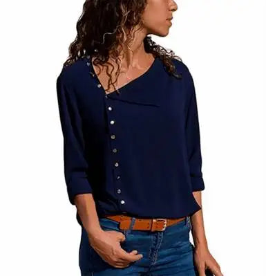 Blusa Feminina de Chiffon