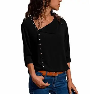 Blusa Feminina de Chiffon