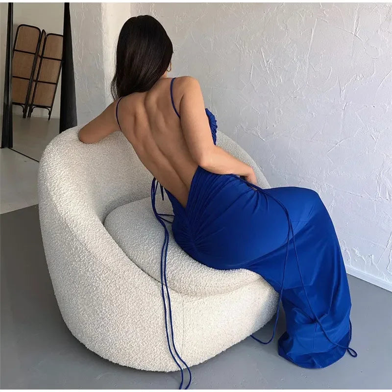 Vestido Longo Feminino Fenda Elegante