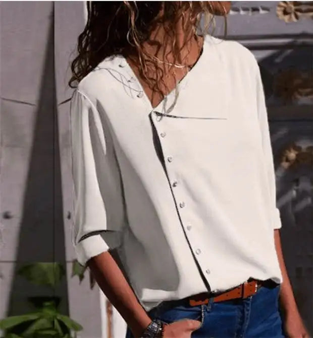 Blusa Feminina de Chiffon