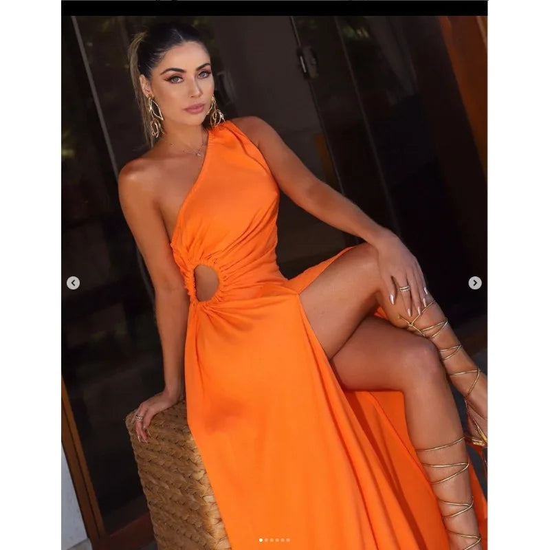 Vestido Longo Fenda