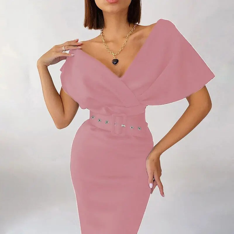 Vestido Ombro a Ombro Feminino