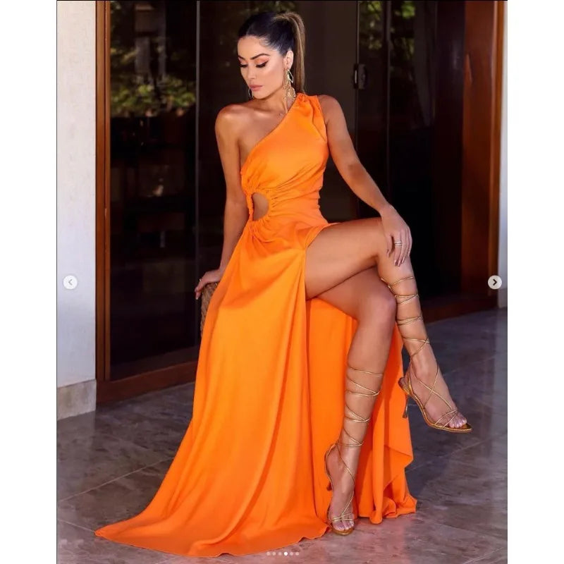 Vestido Longo Fenda