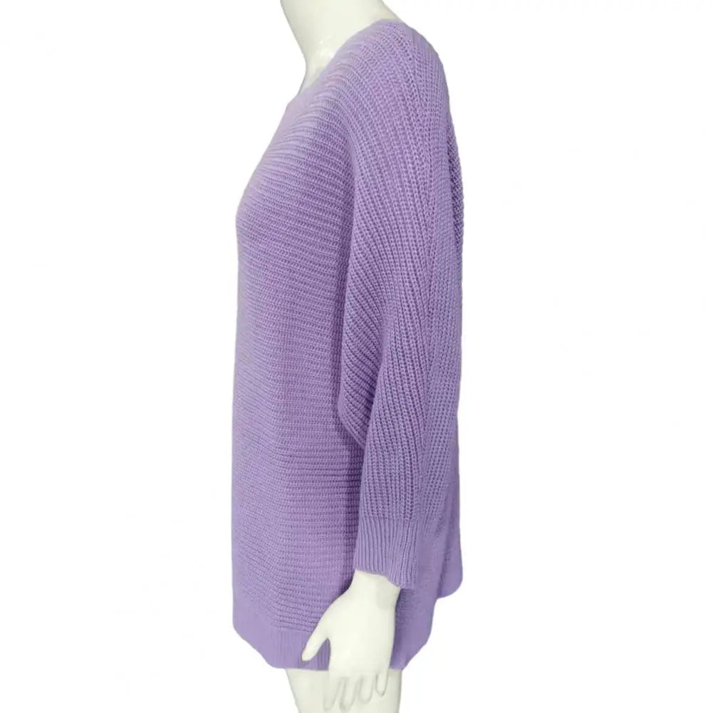 Sueter Feminino Elegante: Estilo Casual, Várias Cores, Confortavel e Muito Charme, com 3/4 de Manga para Outono/Inverno