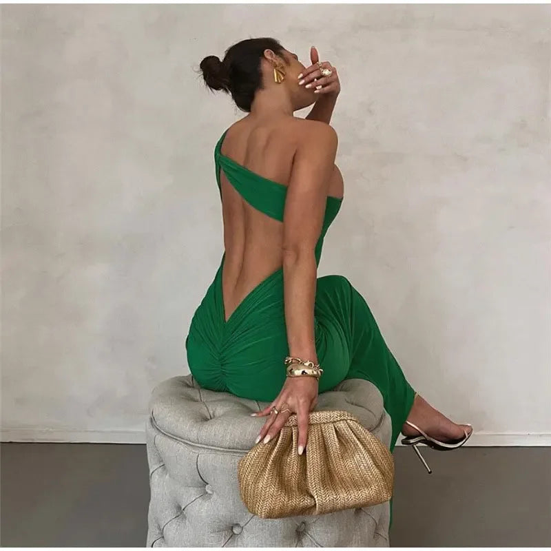 Vestido Longo Feminino Fenda Elegante