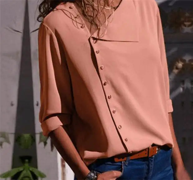 Blusa Feminina de Chiffon