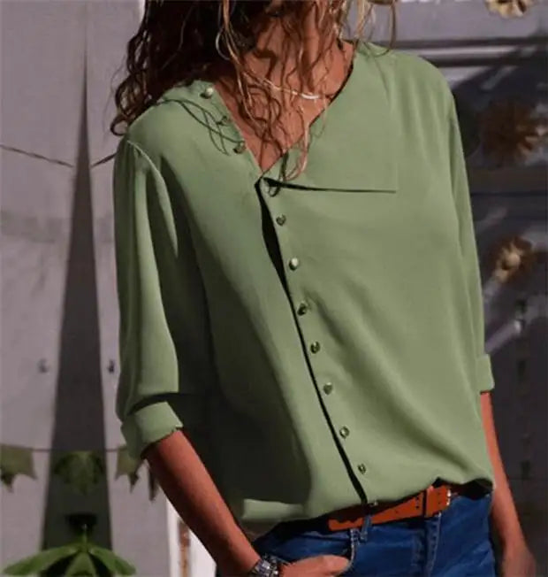 Blusa Feminina de Chiffon