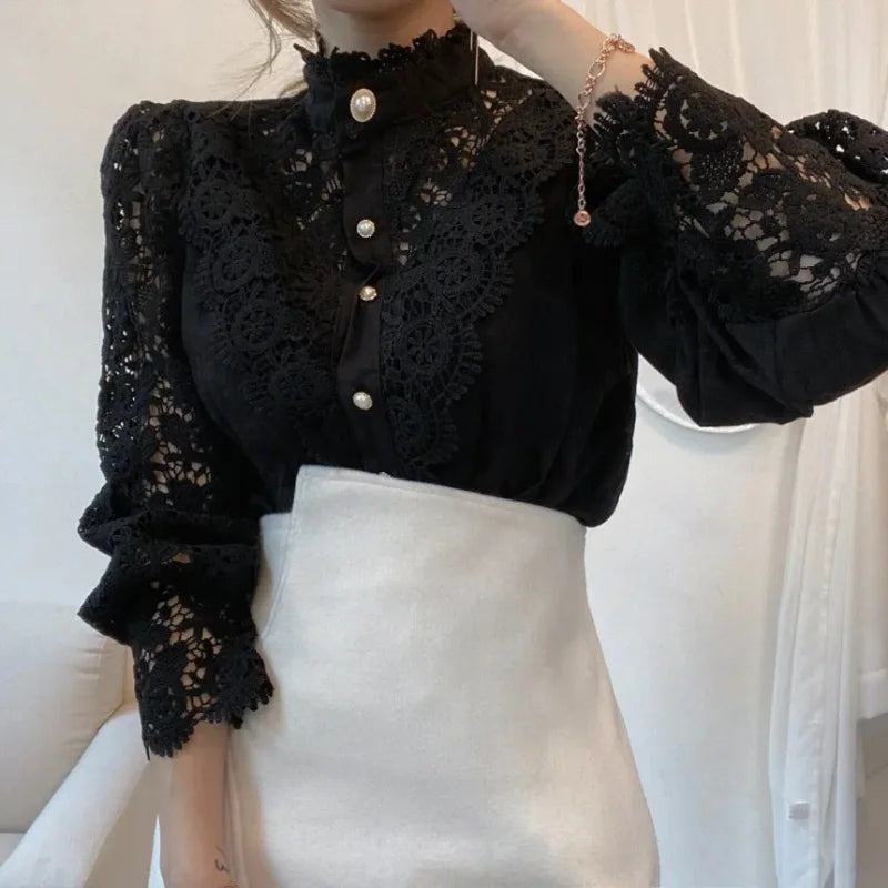 Camisa de Renda Jade